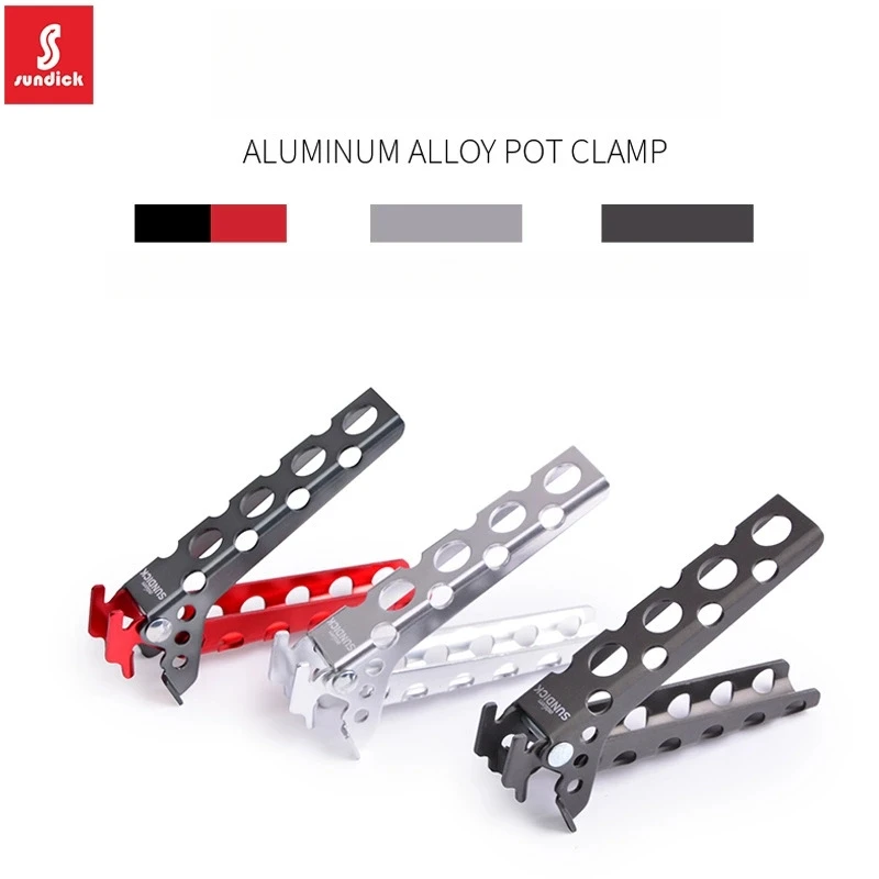 Aluminium Pot Klem Pan Handler Pot Lifter Koken Grijper Pot Anti-Hot Clip Houder Klem Camping Kookgerei Schotel Houder