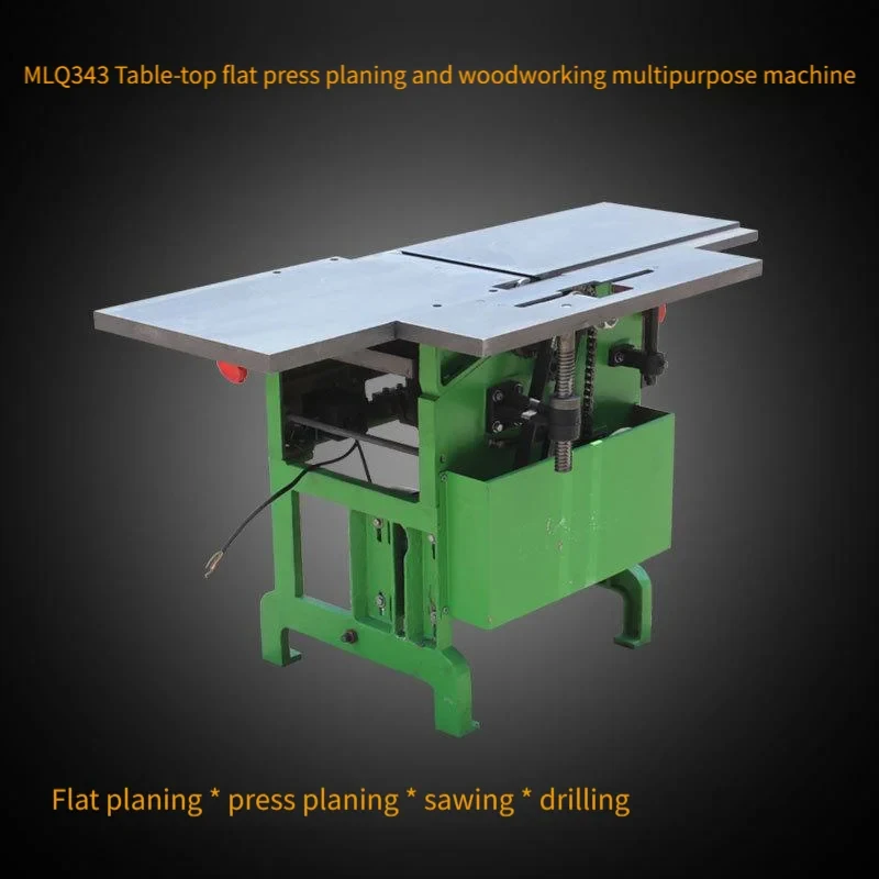 

Combination Woodworking V/0V Tletop Multipurpose Wood Planer Drilling Planing Hinery Sawing Hine
