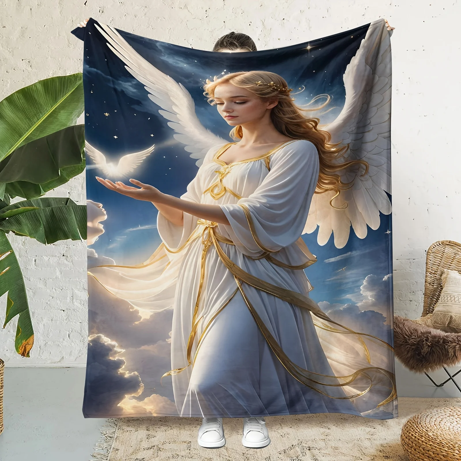 모든 계절에 적합한 성모 마리아 플란넬 프린트 담요는 - Home Textiles Images 리뷰 및 가격