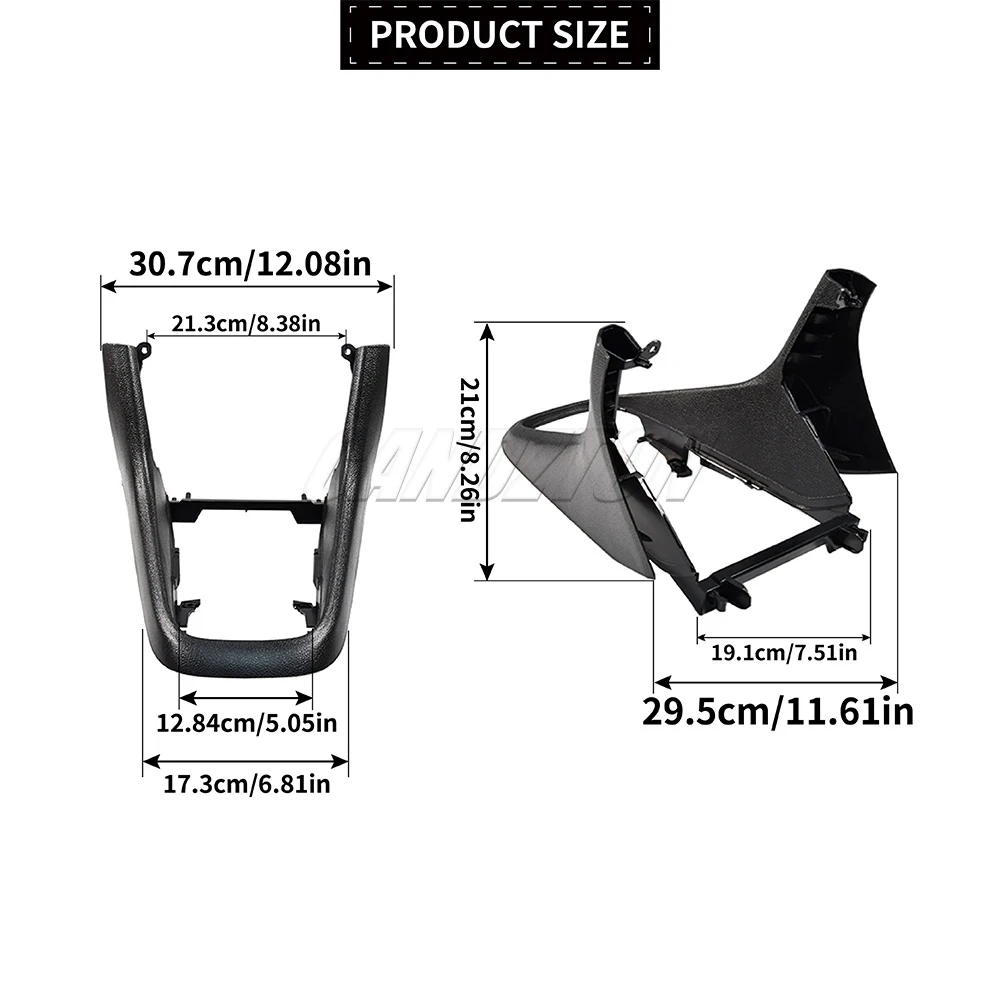 

For VW Golf 6 MK6 Golf 7 Mk7 New Center Console Frame Shift Panel Cover Trim Black/Carbon Fiber Style 5K0863680 car accessories