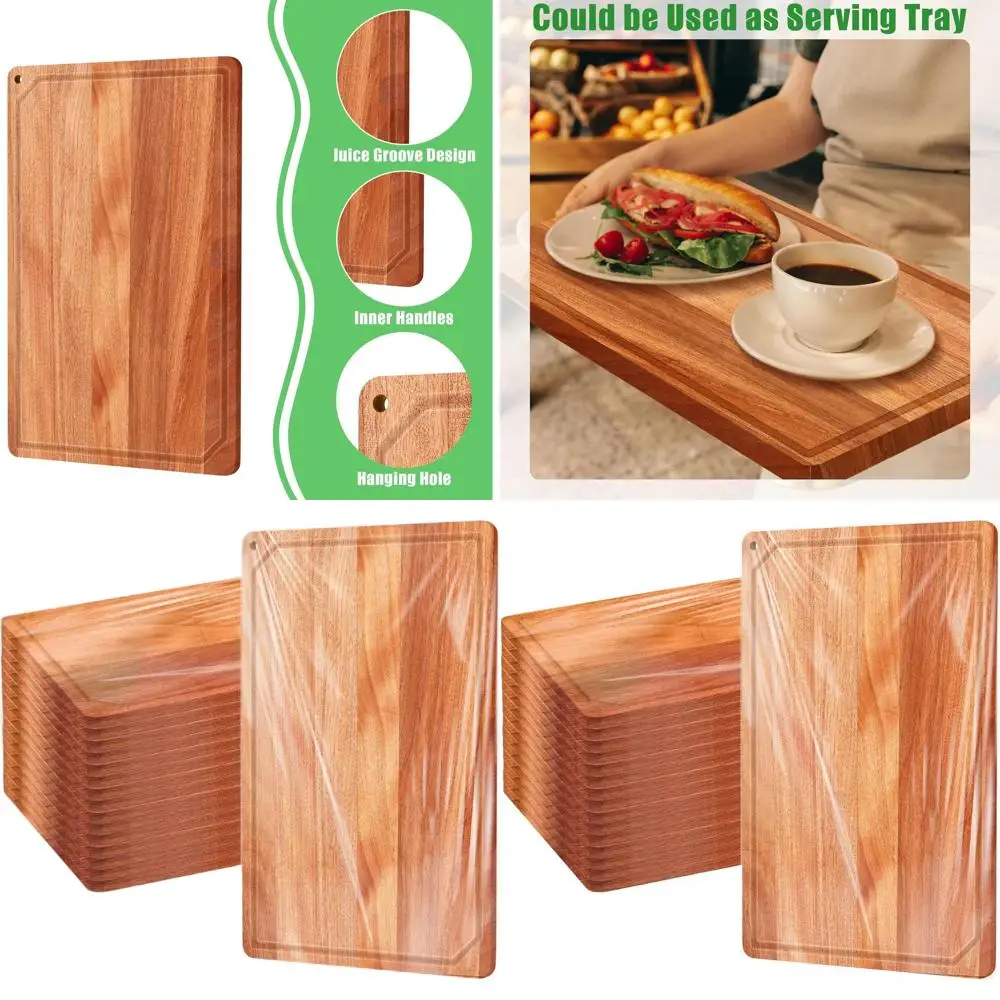 

14x11 Inch Walnut Heavy Duty Cutting Board with Juice Groove, Pre-Oiled for Kitchen & Gifts