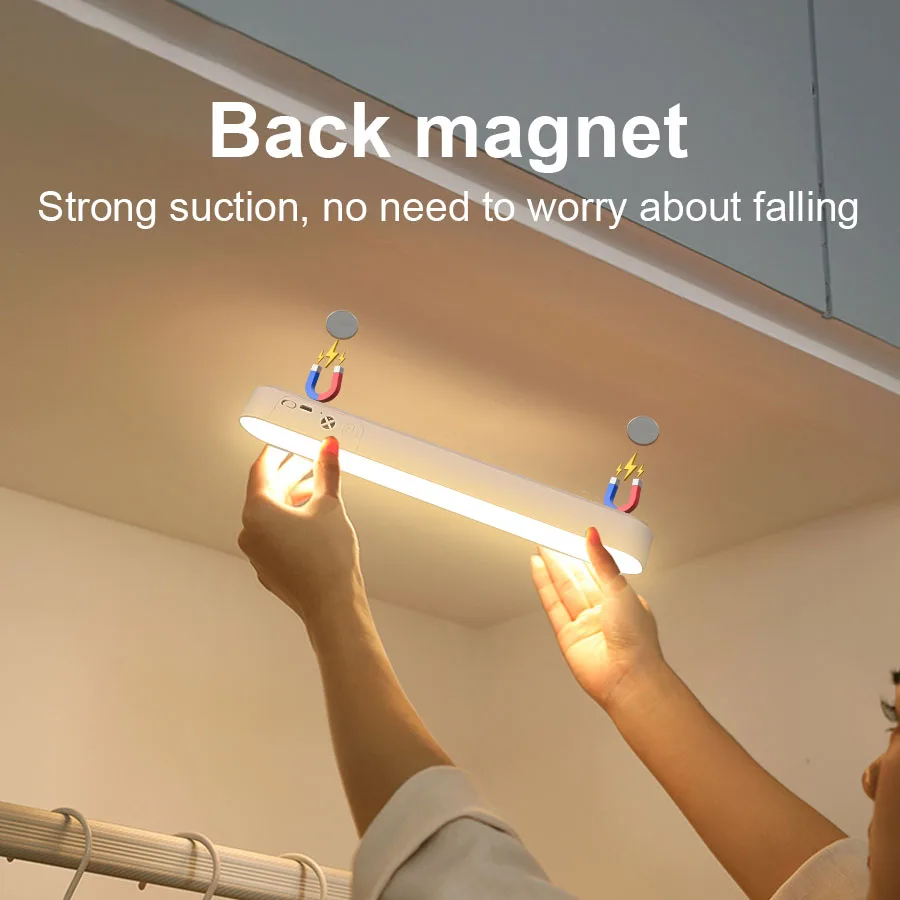 5000mAh Eye-Protecting Magnetic Reading Lamp 3-Light Table Lamp With Remote Control And Timer Night Light