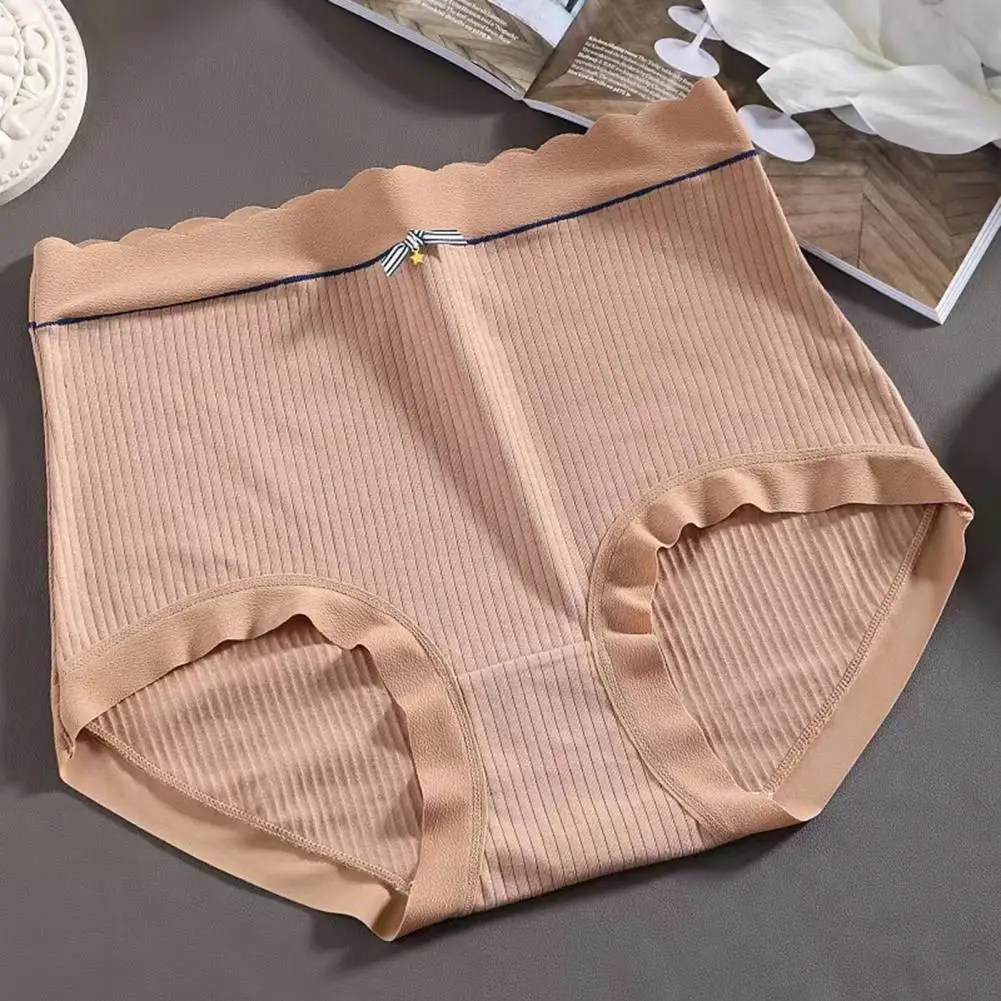 Women Panties Soft Anti-shrink Women Briefs Moisture Absorption Women Briefs