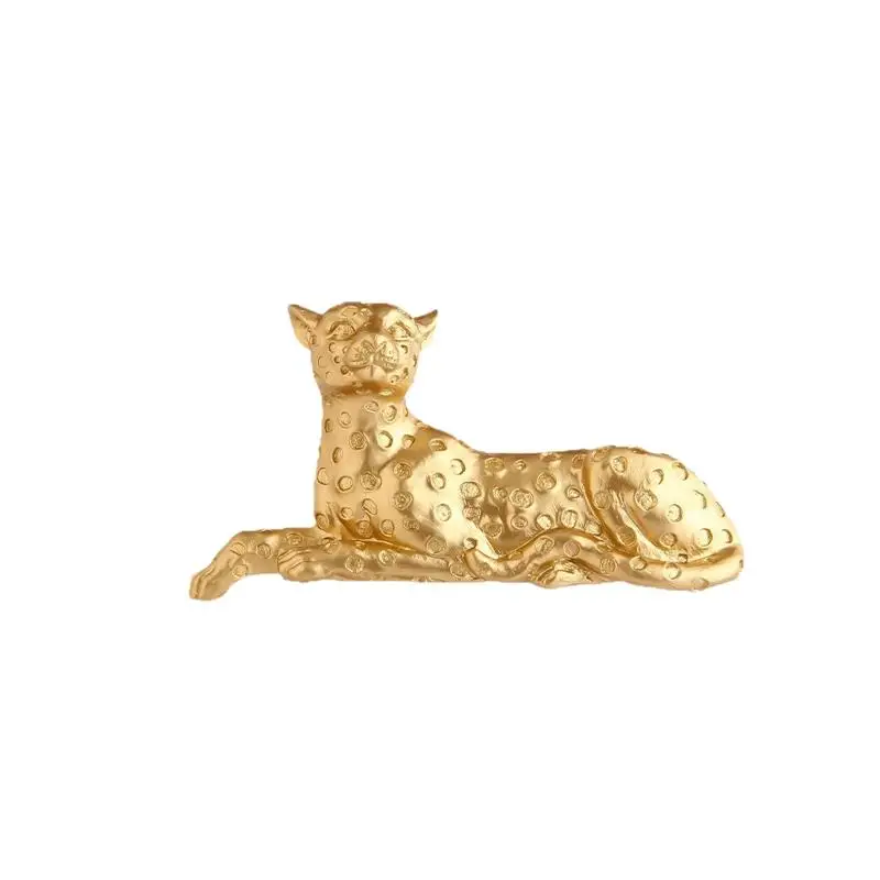 Detachable Wall Sticker Switch Ornament Home Decor Leopard Light Switch Decoration Resin Leopard Figurine Self-Adhesive
