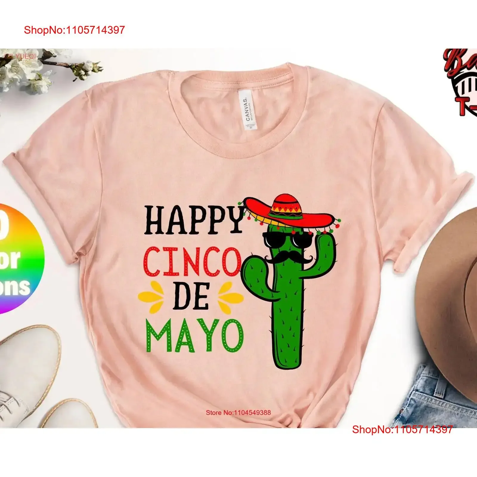 Happy Cinco De Mayo T Shirt GifT Down To Fiesta Vacation Mexican vintage Washed Slightly Versatile designer clothes Breathable