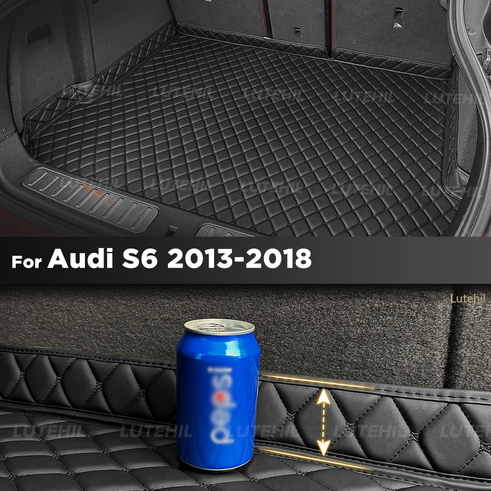 

For Audi S6 2013-2018 Car Trunk Mat Car Cargo Liner Protective Pad Interior Accessories