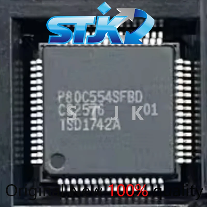 P80C554SFBD IC MCU 8BIT ROMLESS 64LQFP