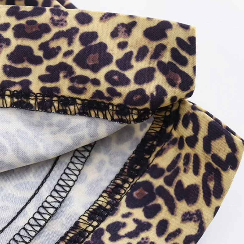 Leopard Print Short Pants French Casual Animal Print Shorts Autumn Summer Loose Lady Pocket Women's Clothing