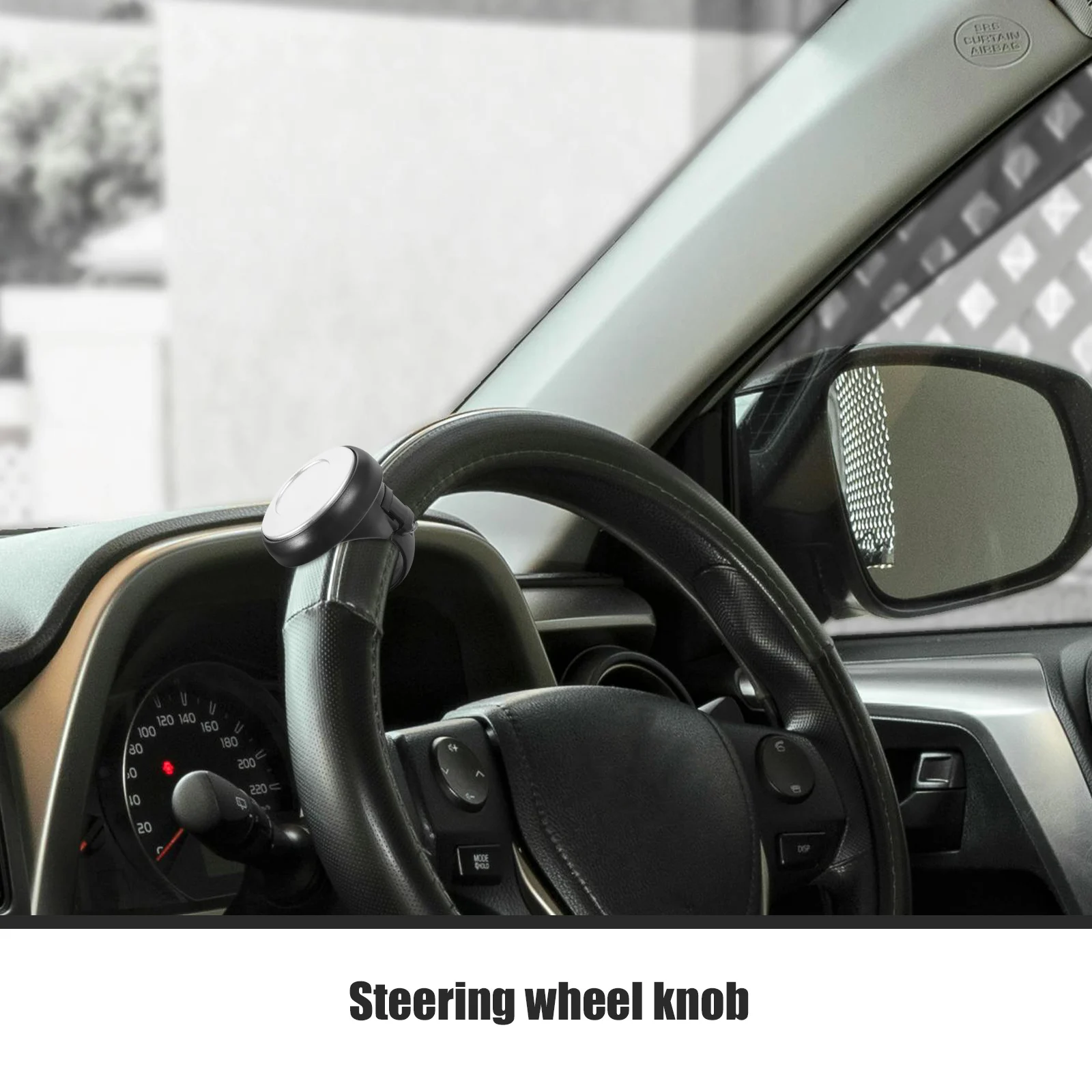

Steering Wheel Booster Knob Car Truck Tractor Accessories ABS Power Assisted Ball Durable Grip Handle for