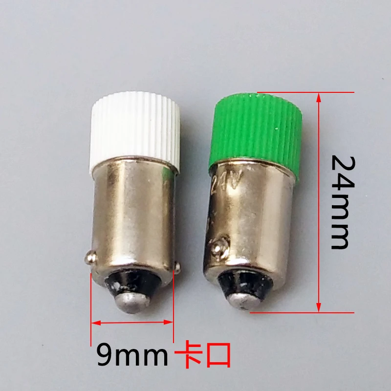 Led Button Indicator Light Bead Bulb Bayonet BA9s Screw E10 6.3v12v24V30V36v110v220v380v 2025-01