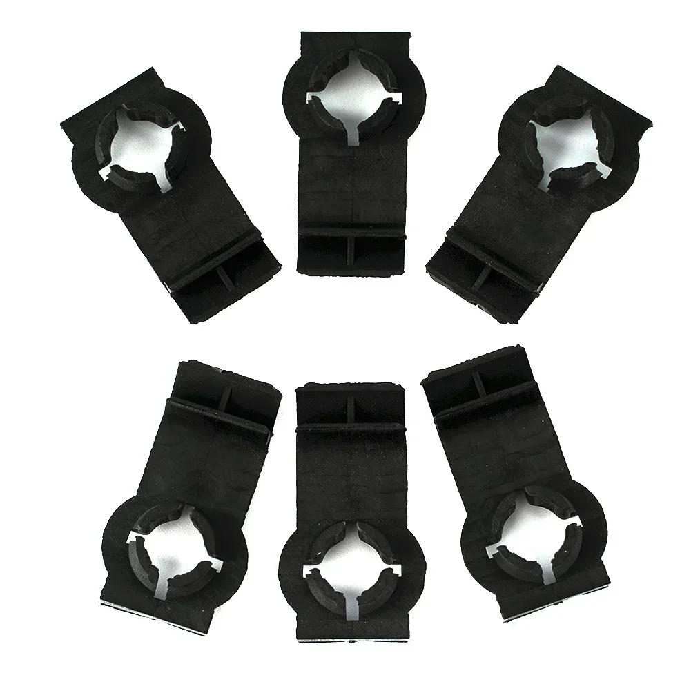 Pack Of 6 Windo Regulator Clip Parts Plastic Right Black For BMW E53 (2000-2006) Front Left New Durable *100% Brand