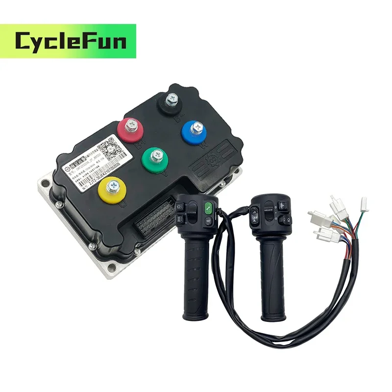 

Программируемый синусоидальный контроллер FarDriver ND96530 96 В постоянного тока 330 А с дроссельной заслонкой для электрического мотоцикла, скутера, аксессуары для электронного велосипеда