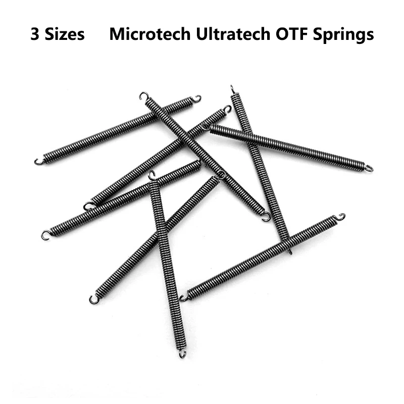 3 Sizes 10pcs/set OTF Disassembled Microtech Ultratech UT UTX-70 UTX-85 Knife Switch Tension Springs Accessories Dirac Troodon