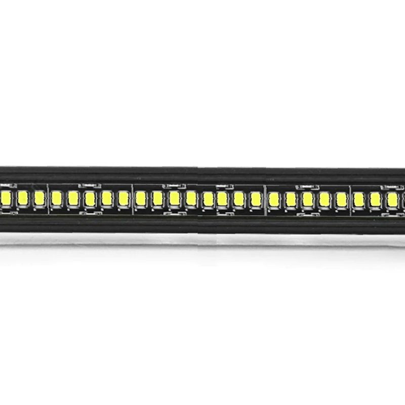 BNVN-RC lâmpada de teto do carro 24 36 barra de luz led para 1/10 rc crawler axial scx10 90046/47 scx24 wrangler d90 trx4 corpo