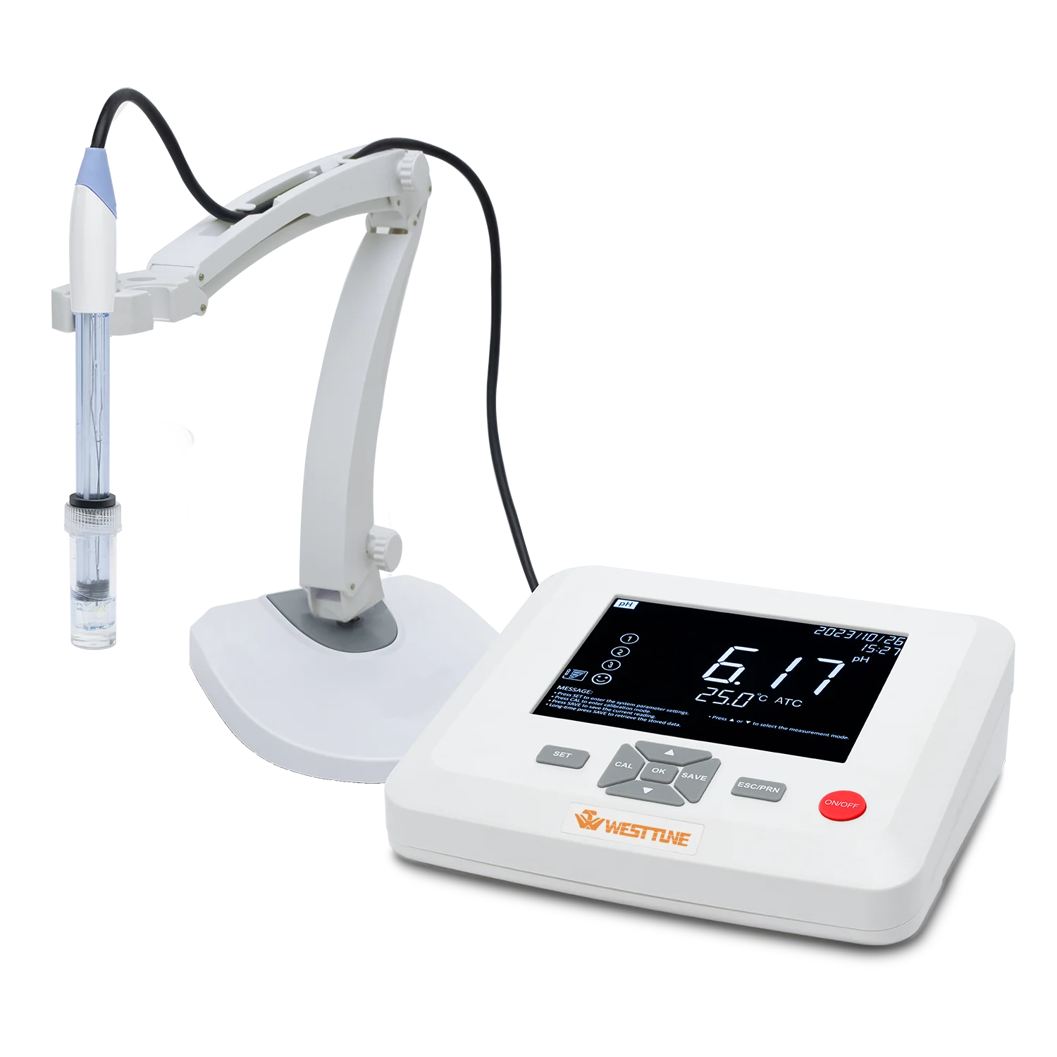 

PH100 Цифровой настольный измеритель pH/мВ с большим экраном, тестер ОВП, PH-метр по низкой цене