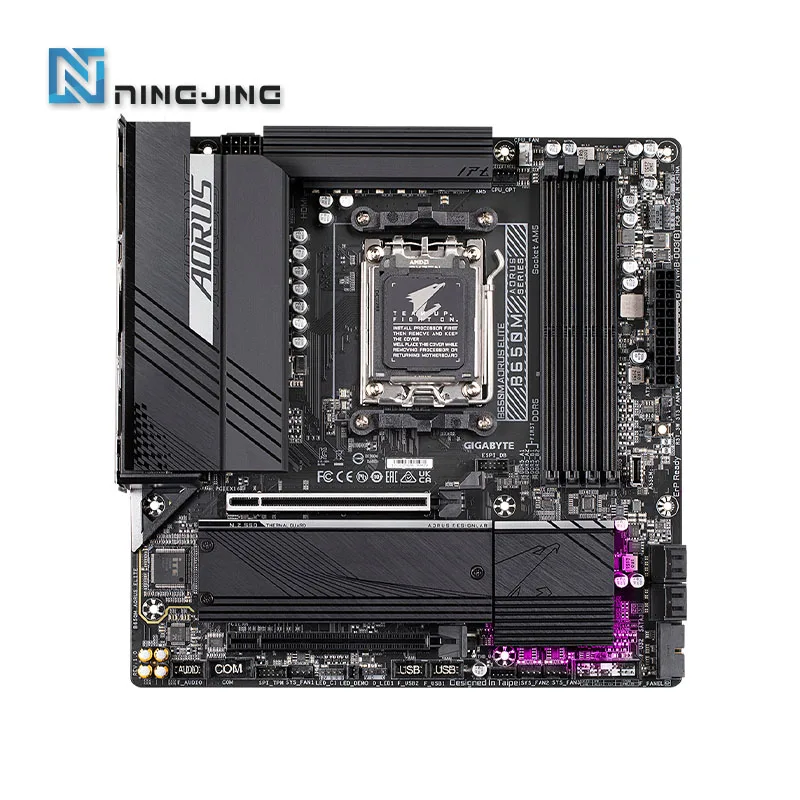 GIGABYTE B650M AORUS ELITE New 12+2+2 phase power Micro-ATX AMD B650 DDR5 6600(OC) MHz M.2 USB3.2 192G Socket AM5 Motherboard