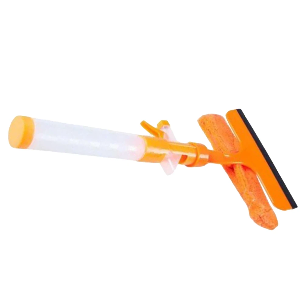 

Double Sided Glass Cleaner Squeegee Orange Tool for Windows Car Kit Household Brush Screen Cleaning Tools