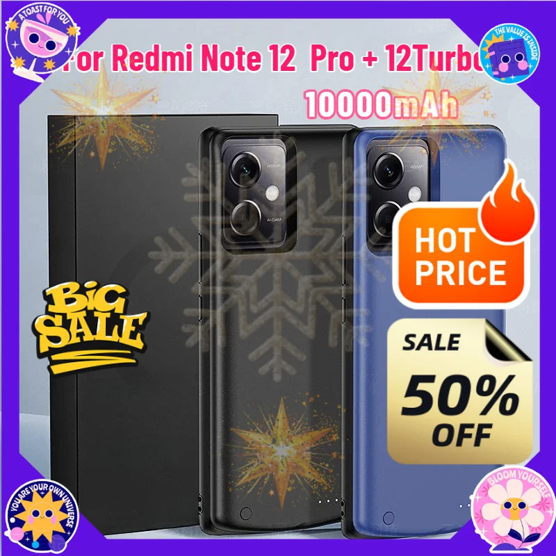 SWZY 10000mAh Suitable for Redmi Note 12 Back Clip Battery Turbo Integrated Power Bank 12 Pro Wireless Mobile Power Bank