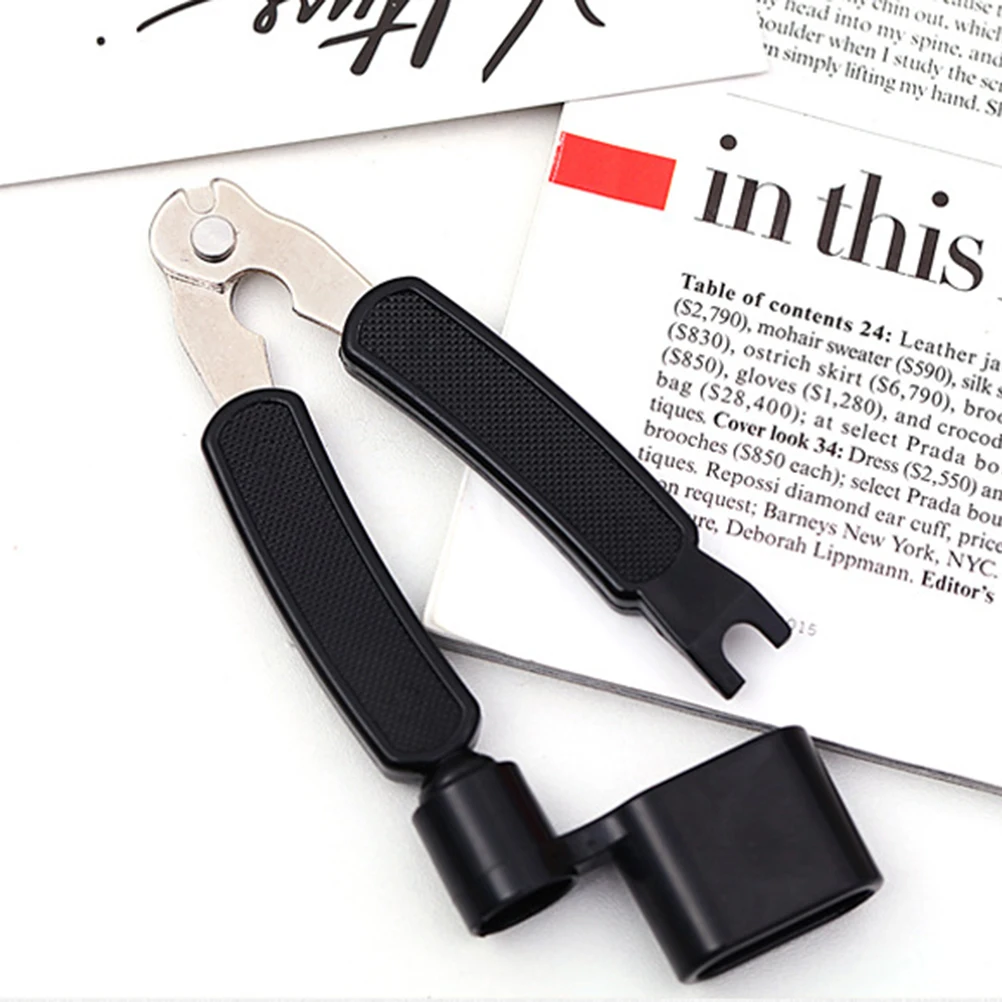 

3 in Guitar Stringer Multi-functional Tool Peg Winder Bridge Pin Puller Remover Portable