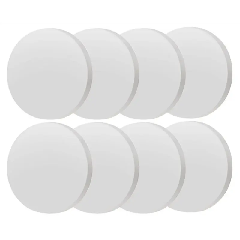 TKOH-Absorbent Diatomite Drink Coasters Set Of 8, Fast Water Absorption In Seconds, Non-Slip Heat Insulation