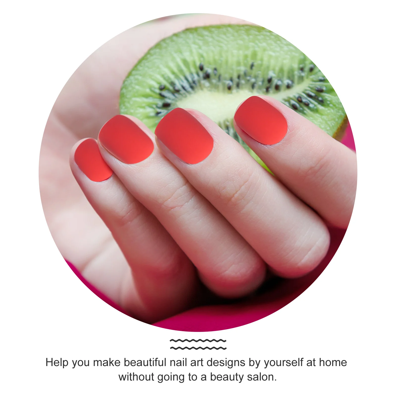 

240Pcs False Nail Set Short Press on Nails Bright Colors Reusable DIY Wedding Prom Fake Nail Tips Press on Nails