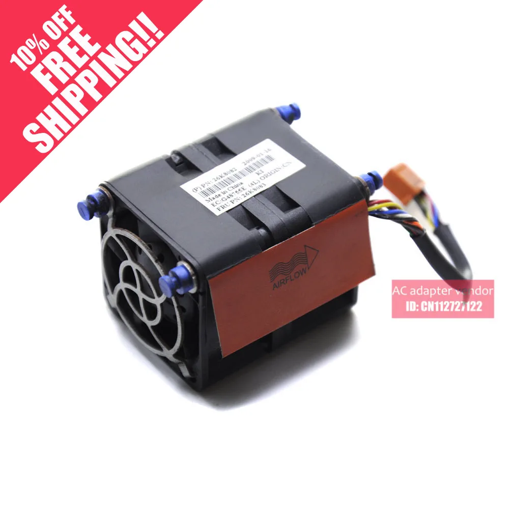 

FOR IBM X3550 7979 server chassis fan CPU 26K8083 26K8082 4056 violent fan DC 12V 1.90A