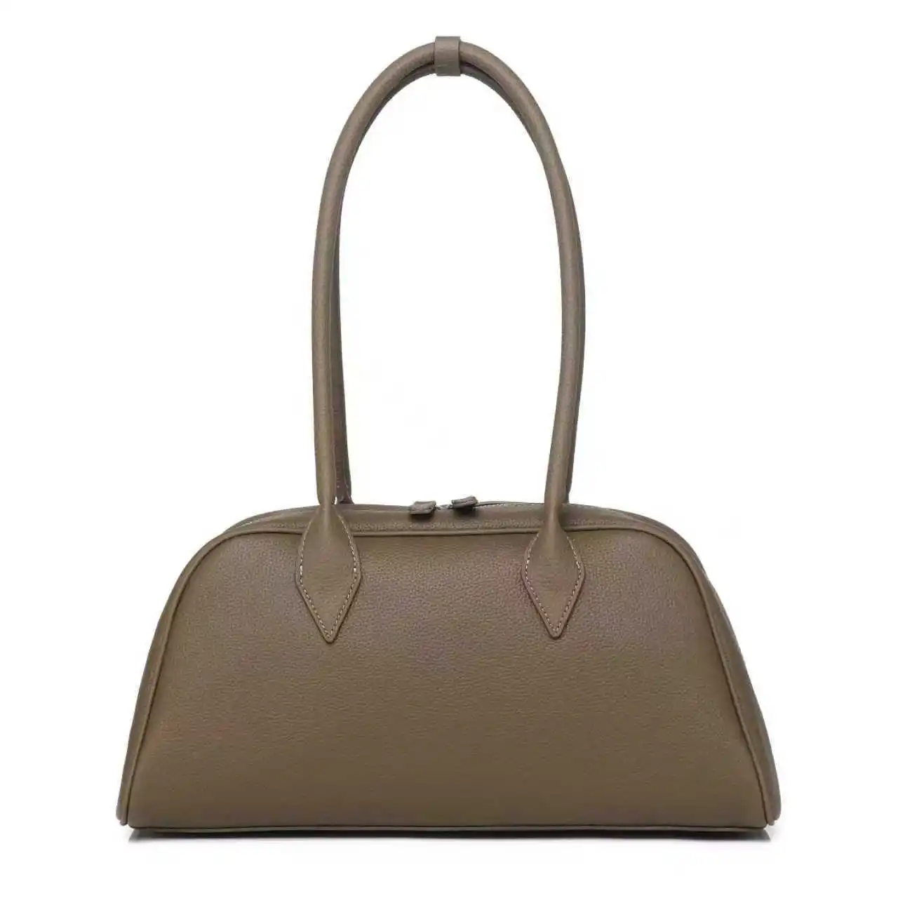 

Genuine Grade Cow Leather Women's Shoulder Black Bag Luxury Designer Brand Ladies Large Gray Tote for Woman Beige Handbag New