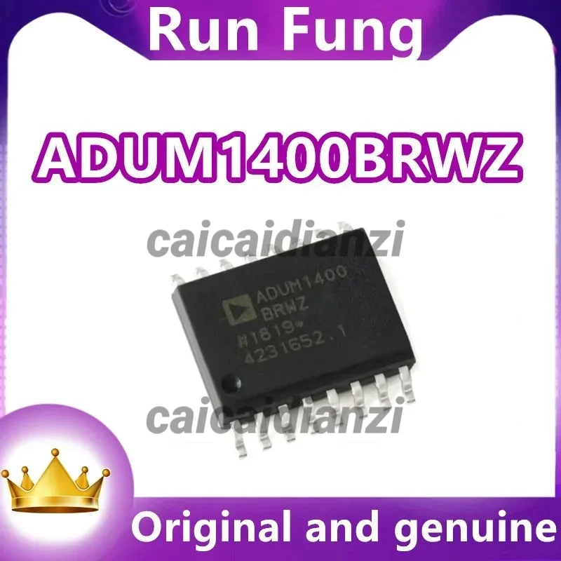 ADUM1400BRWZ-RL ADUM1400 SOIC-16  General Purpose Digital Isolator 2500Vrms 4 Channel 10Mbps 25kV/µs CMTI 10Pcs/Lot New Original