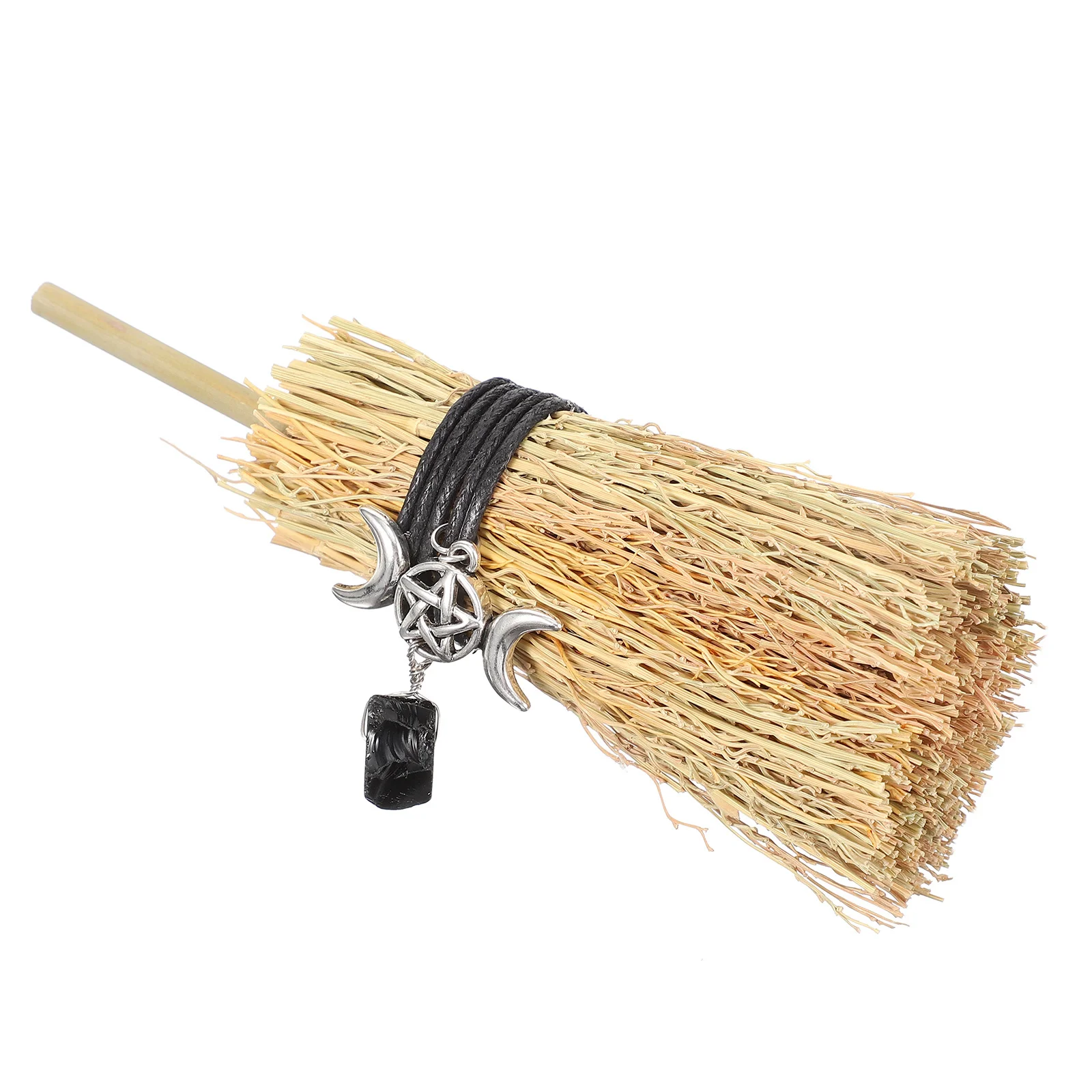 

1Pcs Mini Broom Prop Halloween Decor Witch Costume Party Supply Photo Backdrop Novelty Broom Ornament Festival Atmosphere