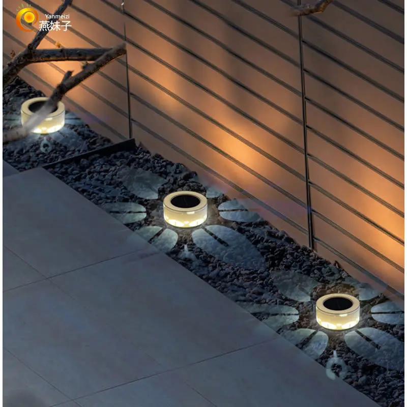 New Product Solar Outdoor Light Pattern Lamp Wash Wall Light Garden Garden Landscape Decoration Lawn Night Light