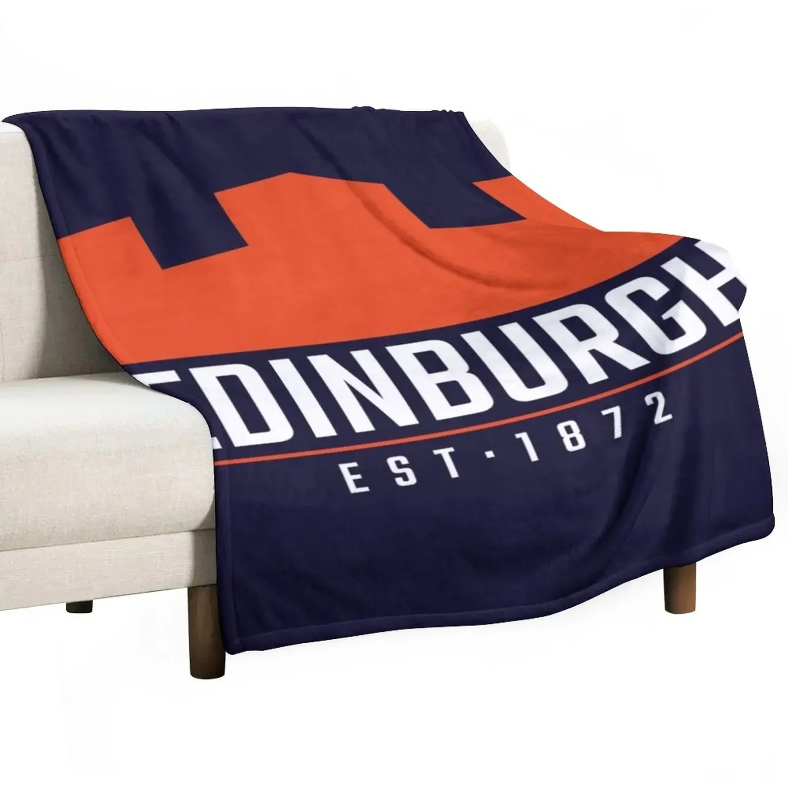 

The Edinburgh Rugby Logo 2 Throw Blanket blankets ands Bed covers Blankets