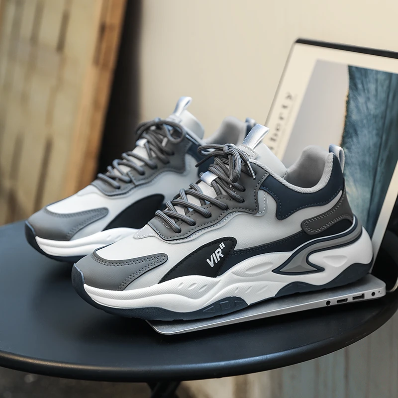 

New Men's Outdoor Sports Canvas Shoes – Lightweight & Comfortable Design with Thick Sole for Cushioning & Support. Ideal for Hik