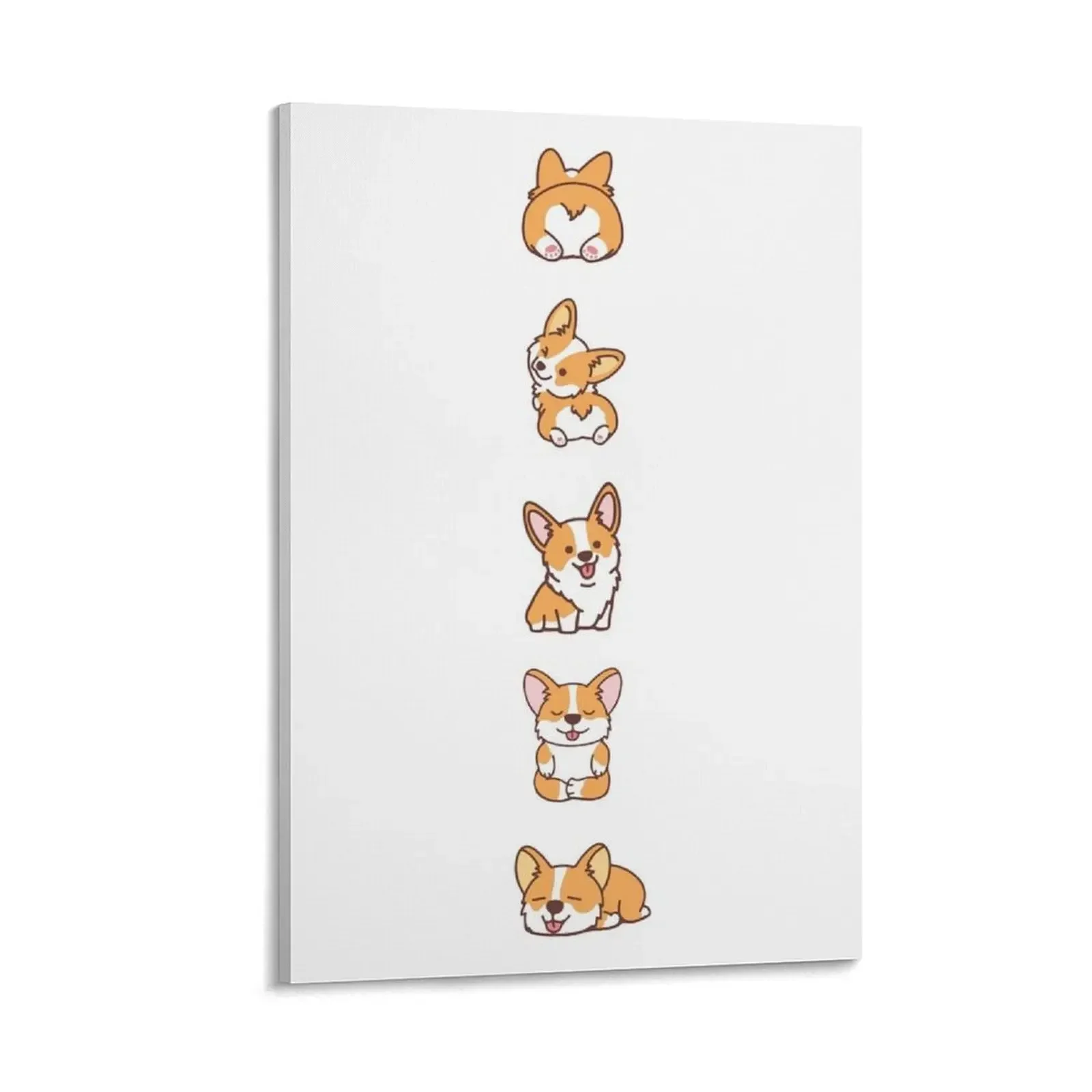 

Corgi Puppy Fun Canvas Painting art mural bedroom decoration Decoration wall