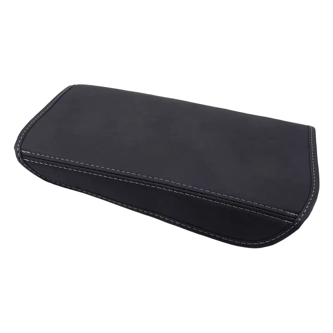 Juste de boîte d'accoudoir de console centrale de voiture en cuir PU noir, garniture, rembourrage, coussin, adapté aux placements, modèle 3 Highland 2024