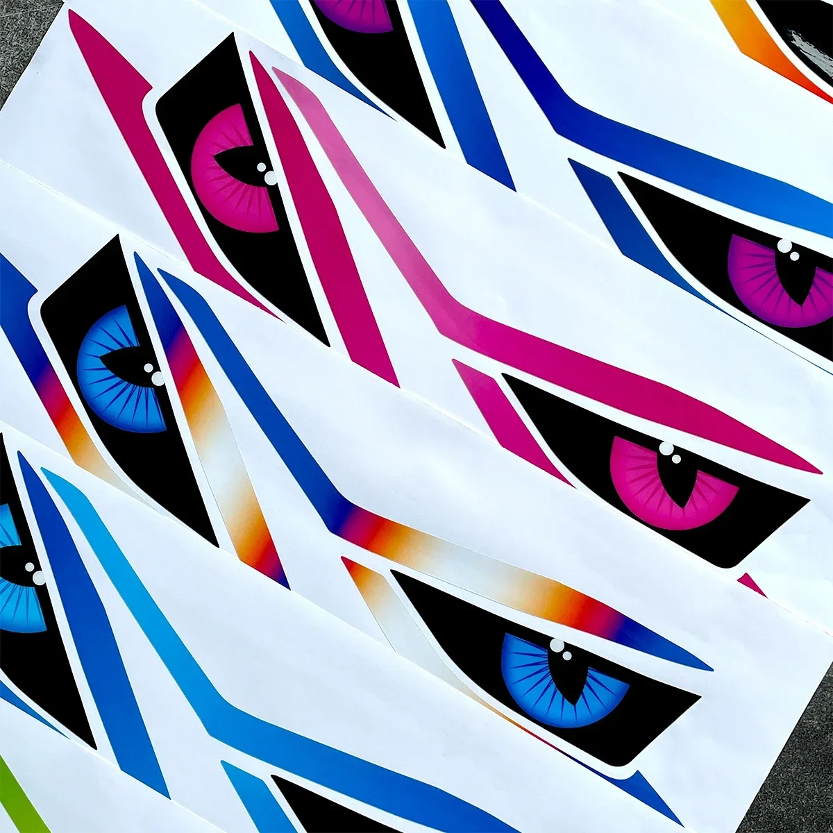 For Honda 2021-2023 PCX160 PCX 160 Motorcycle Headlight Stickers Moto Eyes Tint Decorative Transparent Accessories Decals