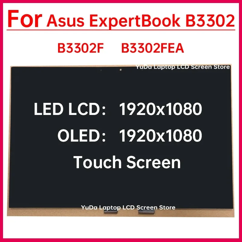 13.3 Inch Laptop LCD Touch Screen For Asus ExpertBook B3302 B3302F B3302FEA Display Digitizer Assembly Replacement FHD 1920x1080