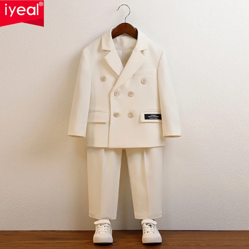 

IYEAL Baby Boys Birthday Formal Ceremony Costume Korea Boys Wedding Photography Suit Kids Stage Performance Blazer Suit