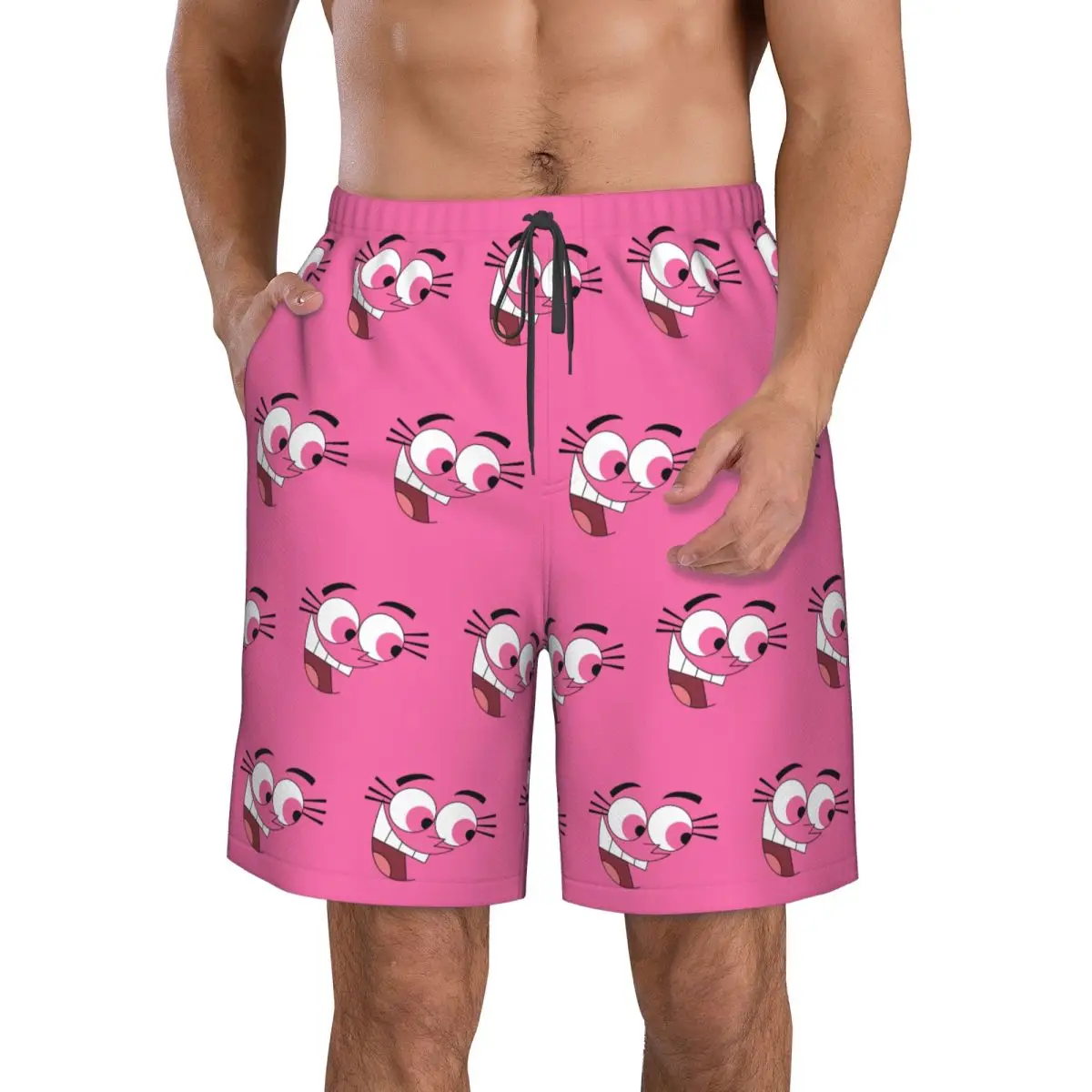 Fairly Oddparents - Wanda Trunks Beach Board Shorts Casual Quick Dry Swim Summer Men Pants