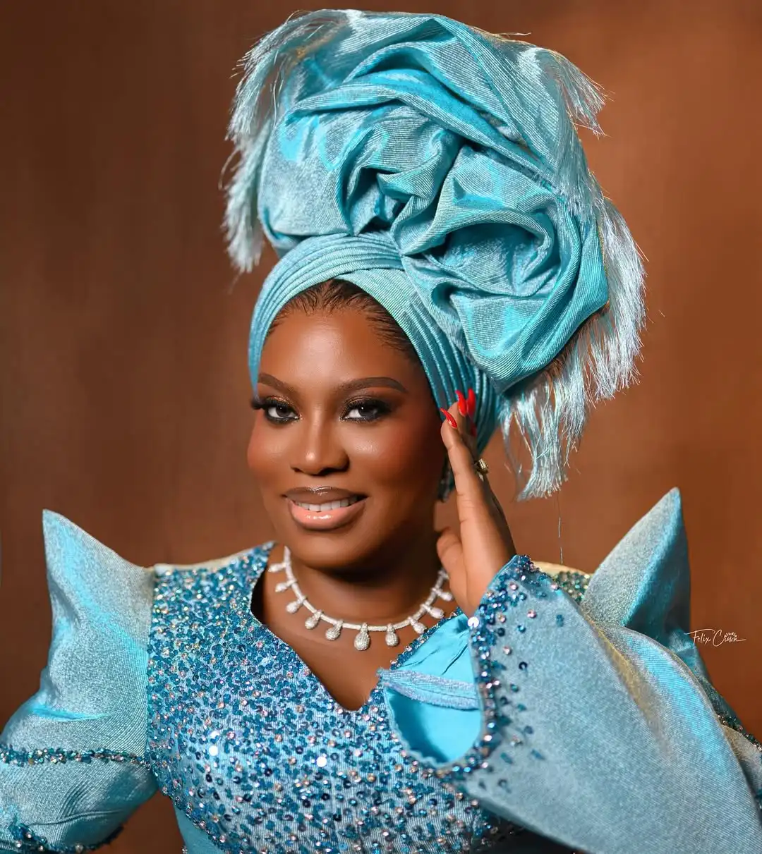 Glitter Sequined Diamond Aso Ebi Evening Dresses Shiny Blue Satin Formal Occasion Gowns Long Sleeve Mermaid Prom Gown Customized