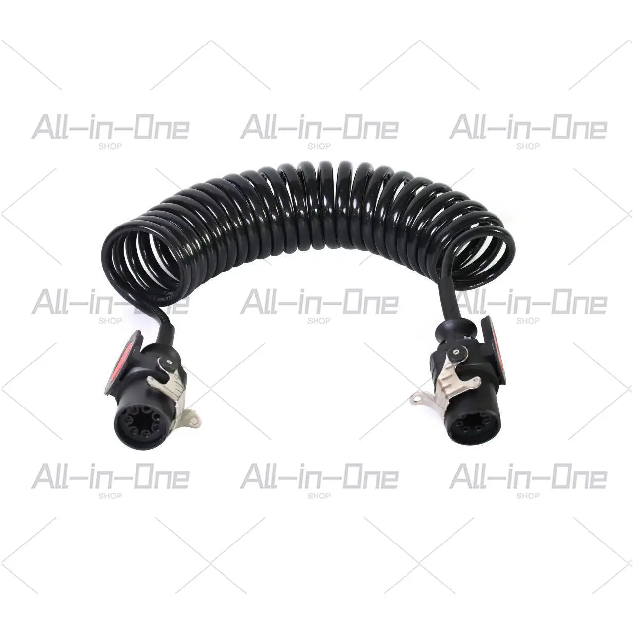 ABS Large Ring 7 PIN Spring Wire Assembly Trailer Specific EBS Brake System Connection Wire for Truck and Trailer