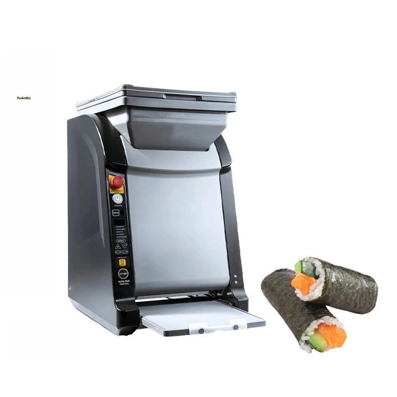 Dispensador automático de arroz + enrollador totalmente automático, experto en la preparación eficiente de sushi