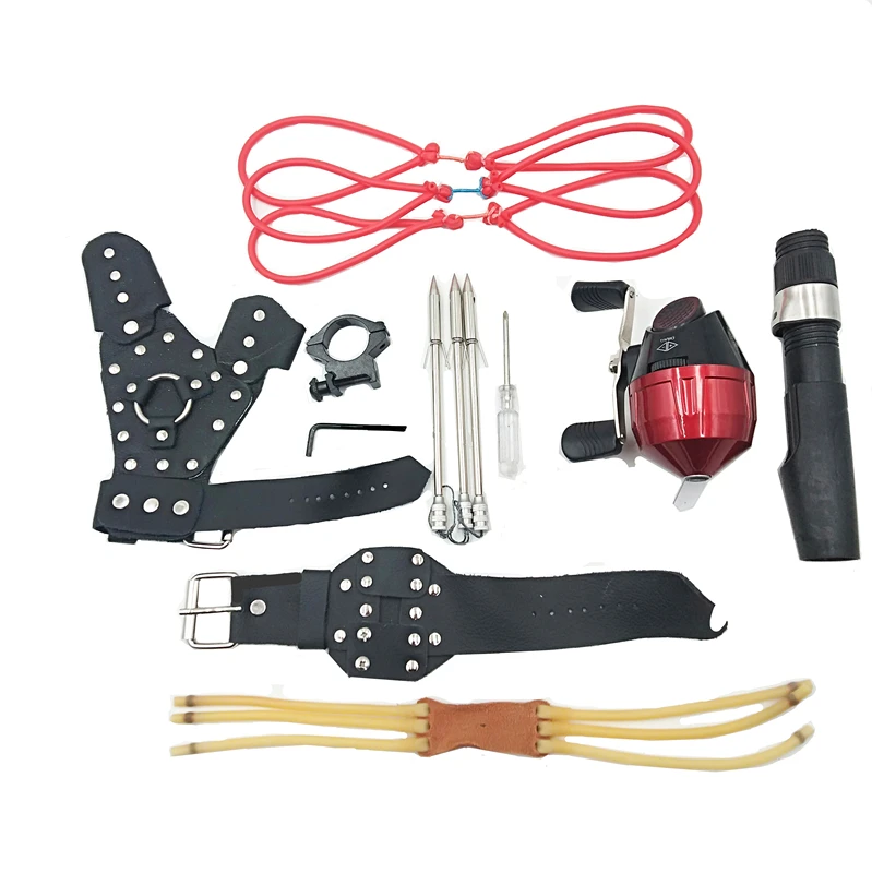 

Fishing Reel Fishing Package with Fish Dart Handguard Professional Fishing Accessories Can Be Matched with A Slingshot