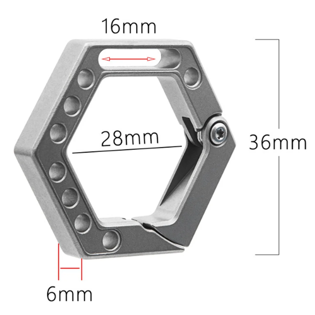 ABQR سبائك التيتانيوم المفاتيح سيارة المفاتيح قلادة أداة تأجير المفاتيح العامة