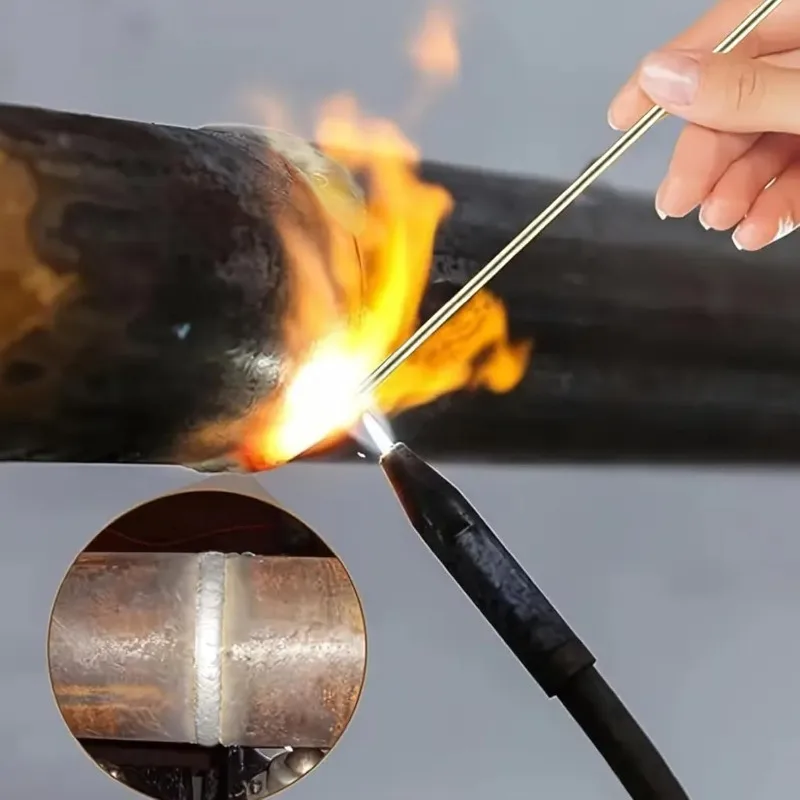 Universal Weld Rods High-quality Silver Cored Wire Rod Solder Low Temperature Easy Melt Aluminum No Need Solder Powder Welds Bar