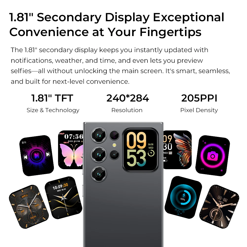 هاتف OUKITEL C62 Pro الذكي Android 15، 6.88 بوصة HD+ Display Unisoc T615، 24 جيجابايت (8+16) + 256 جيجابايت، بطارية 5150 مللي أمبير في الساعة NFC Mobile #3