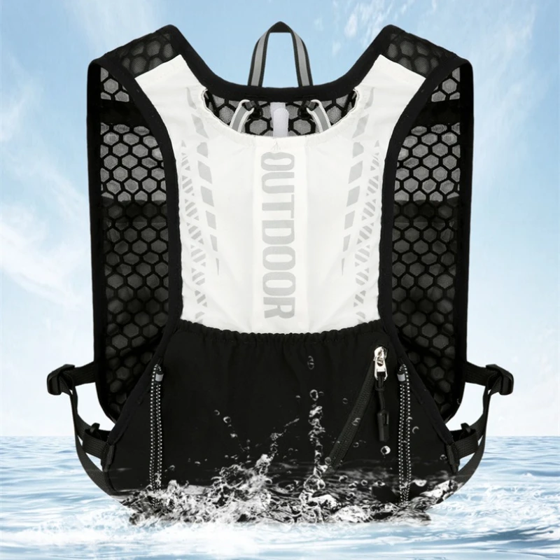 AliExpress NONE Outdoor Hydration Vest Backpack Running Vest Pack with Water Bladder Bag Daypack for Hiking Trail Running Cycling Race Marathon