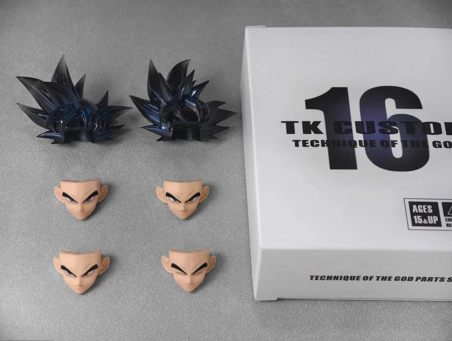 IN VOORRAAD Tk Goku Ultra Instinct Accessoire Pack Custom Dragon Ball Son Goku Sleutel van Egoisme Accessoire Pack Action Figure Speelgoed Geschenken