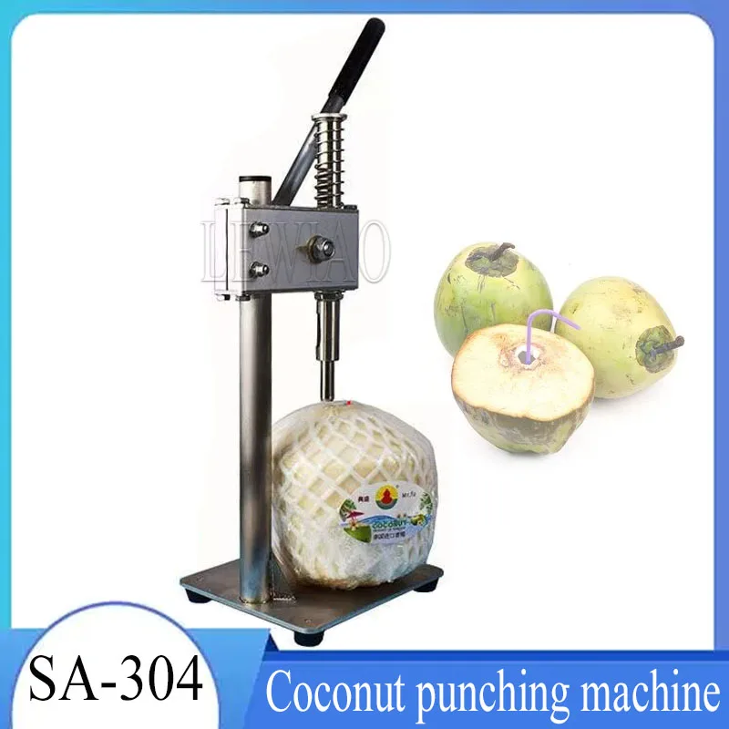 

Open In Seconds Stainless Steel Coconut Opener Opening Driller Cut Hole Tool Fruit Openers Tools Durable Knife Hole