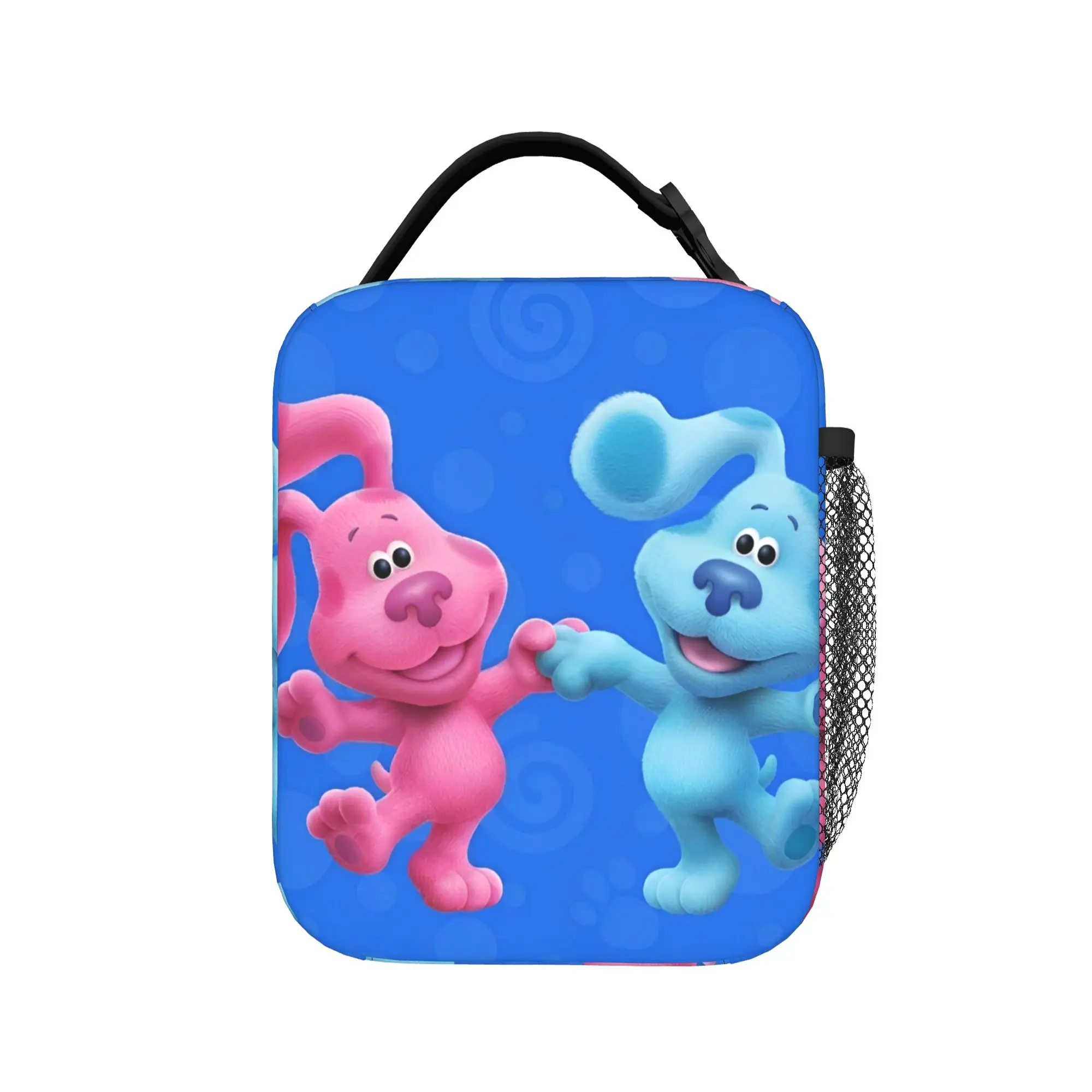 Blues Clues Cartoon Puppy Insulated Lunch Bags Thermal Bag Reusable,Meal Container  Portable Lunch Box Tote Beach  Picnic