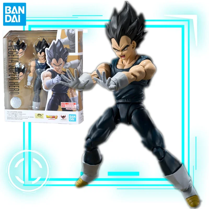 

Bandai Original S.H.Figuarts SHF Dragon Ball SUPER HERO Vegeta 18cm Anime Figure Model Collecile Action Toys Best Gift